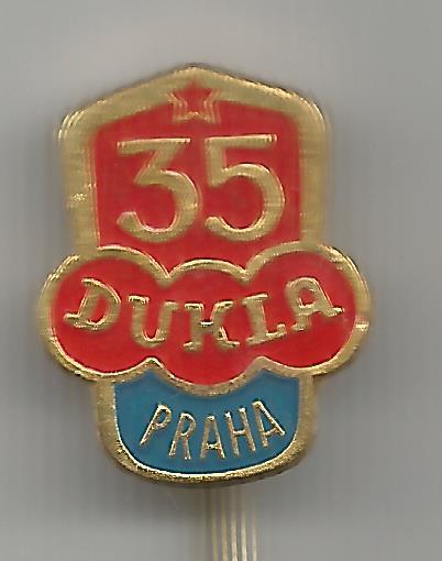 Dukla Prag 35 years Stickpin